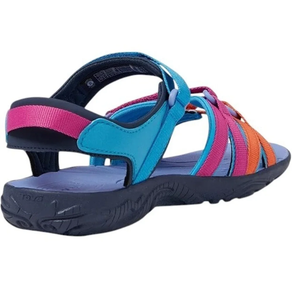 Teva Tirra Girls Sandals Blue Rose Multi Size 6 Big Kid Water Hiking Shoes